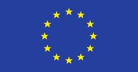 Europaflagge 12 gelbe Sterne im Kreis auf blauem Hintergrund