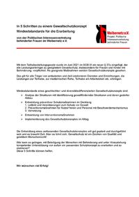 PDF (barrierefrei) im neuen Fenster: In 5 Schritten zum Gewaltschutzkonzept