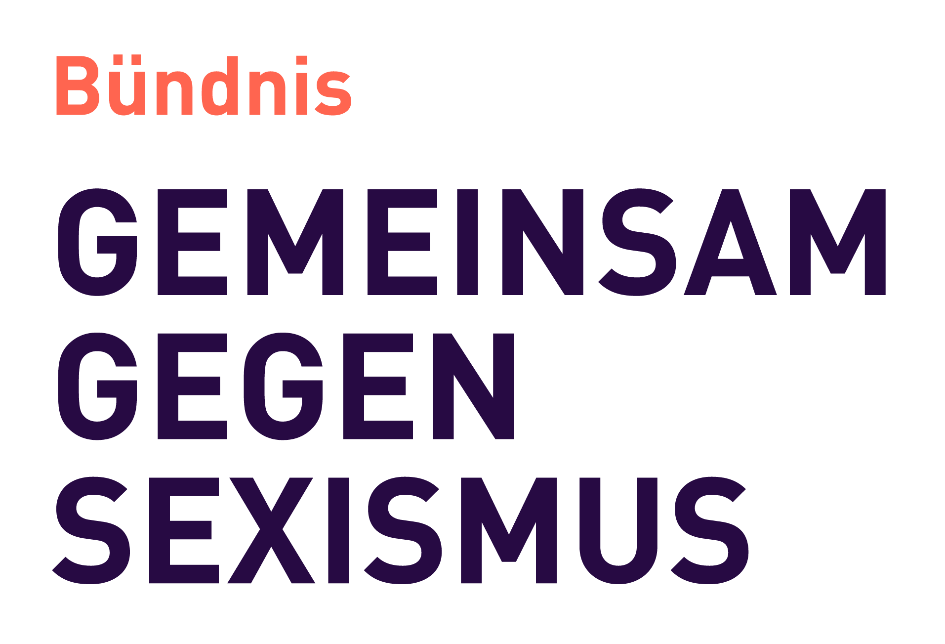 Logo Bündnis Gemeinsam gegen Sexismus