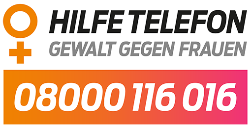 Grafik: Hilfe-Telefon Gewald gegen Frauen anrufen: 08000116016