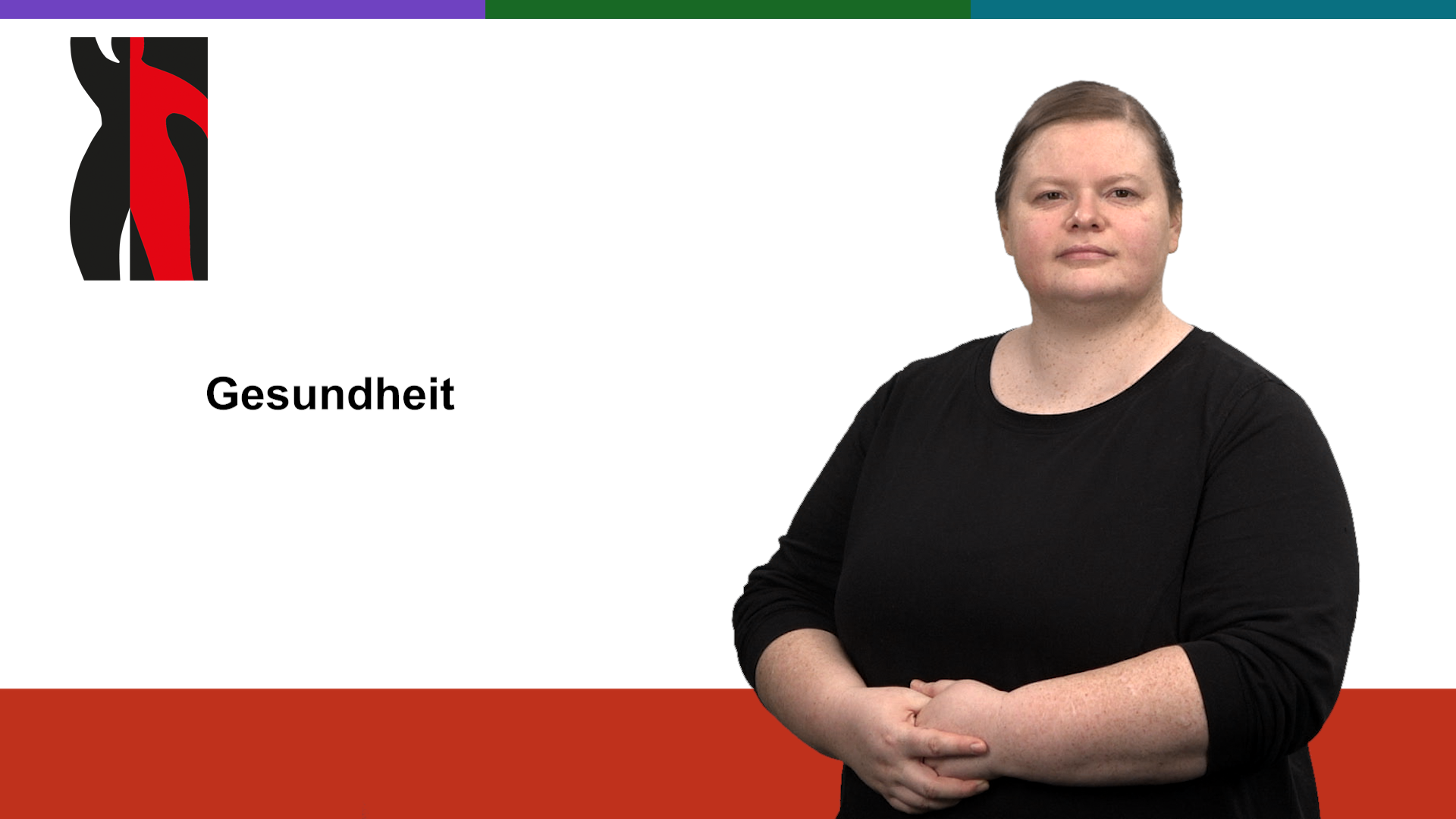 Startfoto zum Gebärdenvideo: Gesundheit