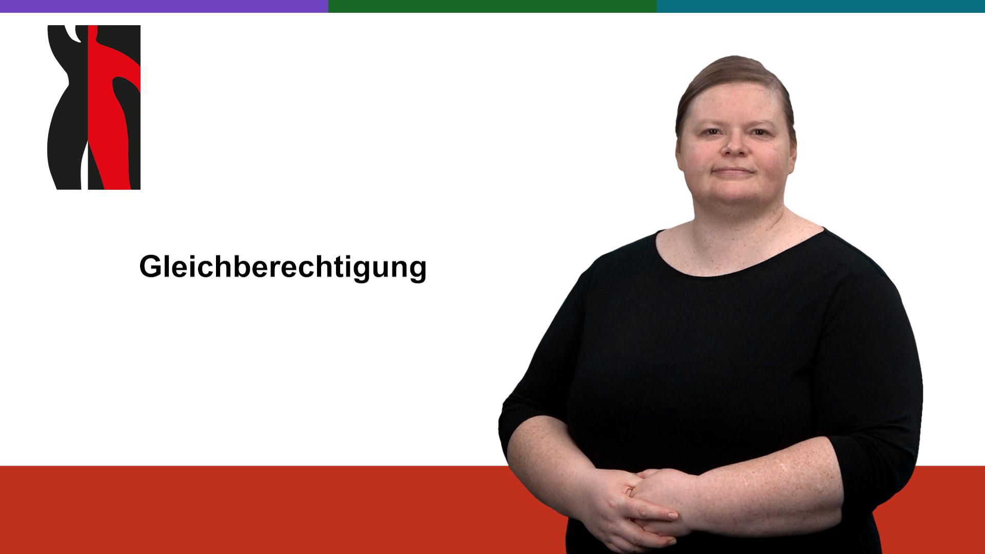 Startfoto zum Gebärdenvideo: Gleichberechtigung