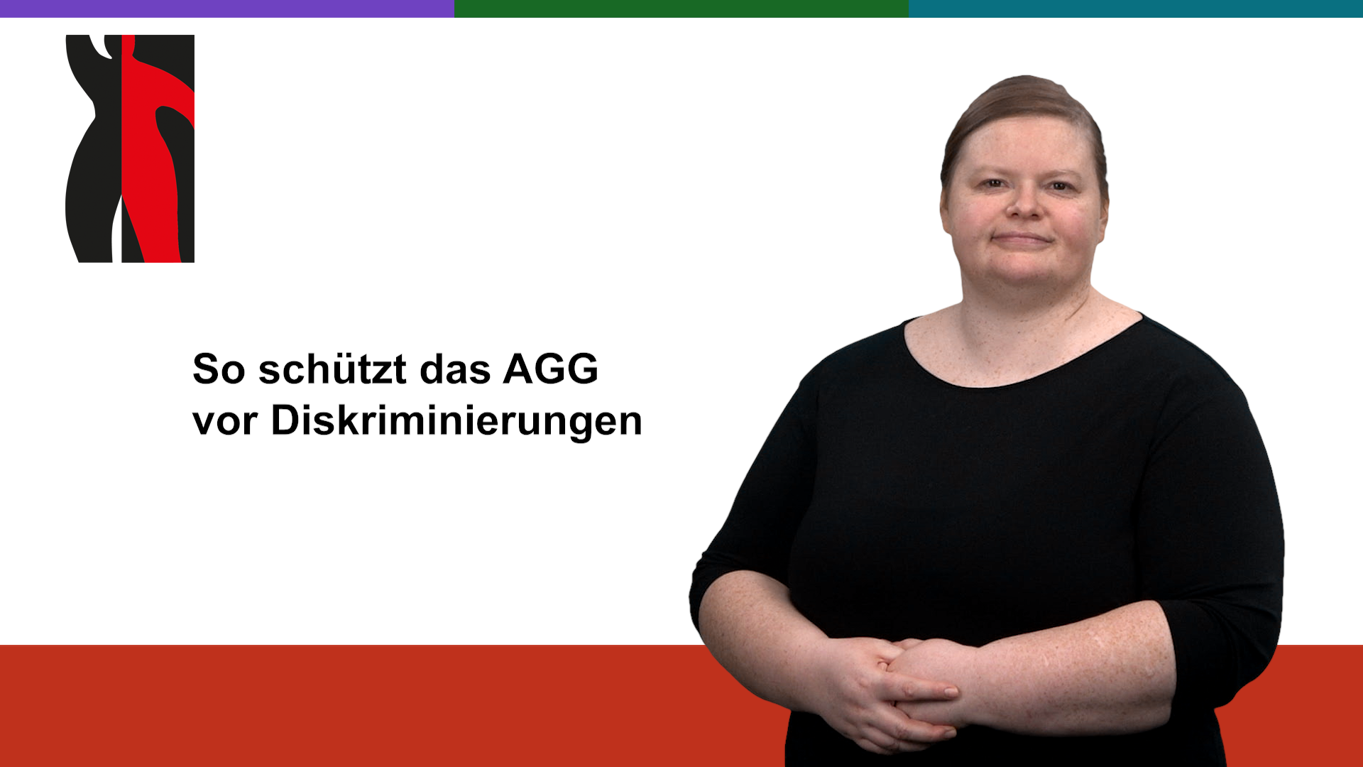 Startfoto zum Gebärdenvideo: So schützt das AGG vor Diskrminierung